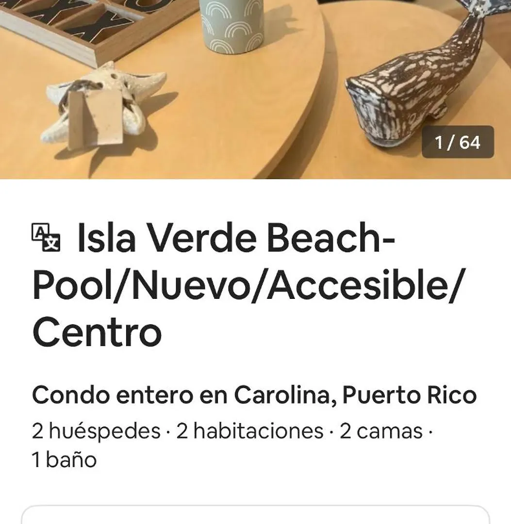 Apartment Isla Verde Frente A La Playa Y Piscina, Centrico Y Accesible San Juan